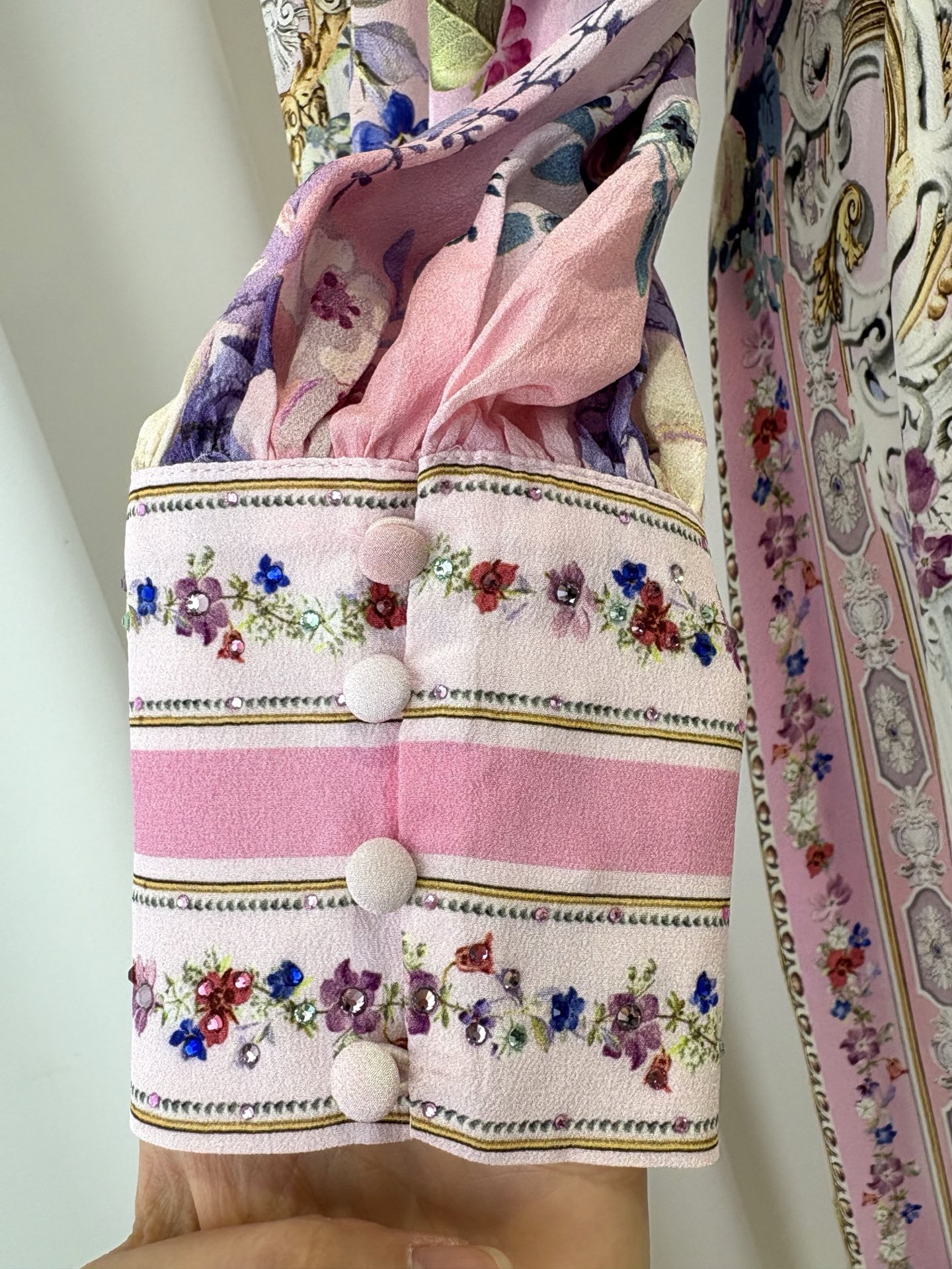 Opaline Printed Dress B683 from the Camilla inspired collection image 3