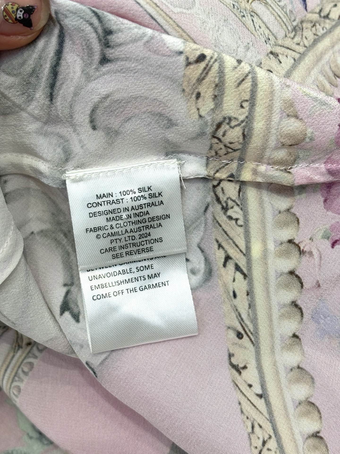 Opaline Printed Dress B683 from the Camilla inspired collection image 1