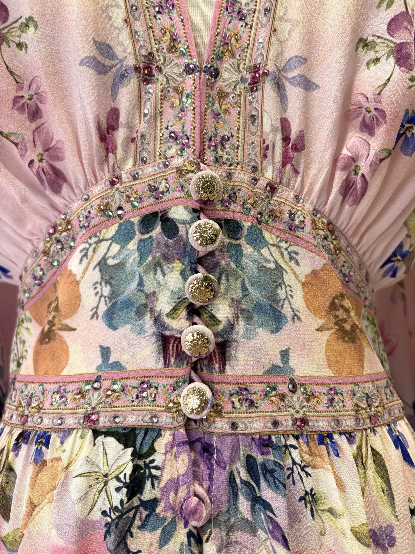 Opaline Printed Dress B683 from the Camilla inspired collection image 4