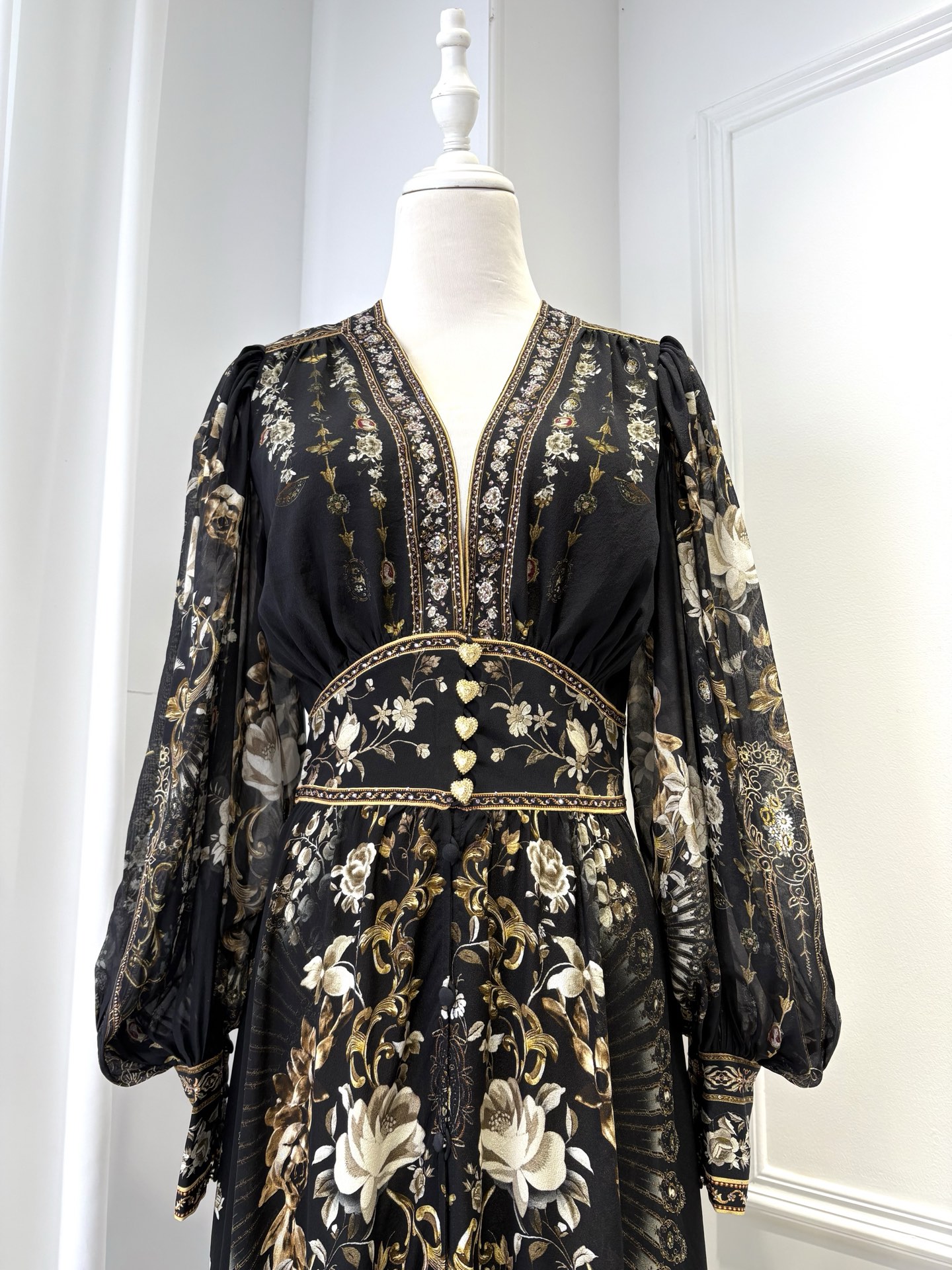 Ornate Mini Dress B690 from the Camilla inspired collection image 2