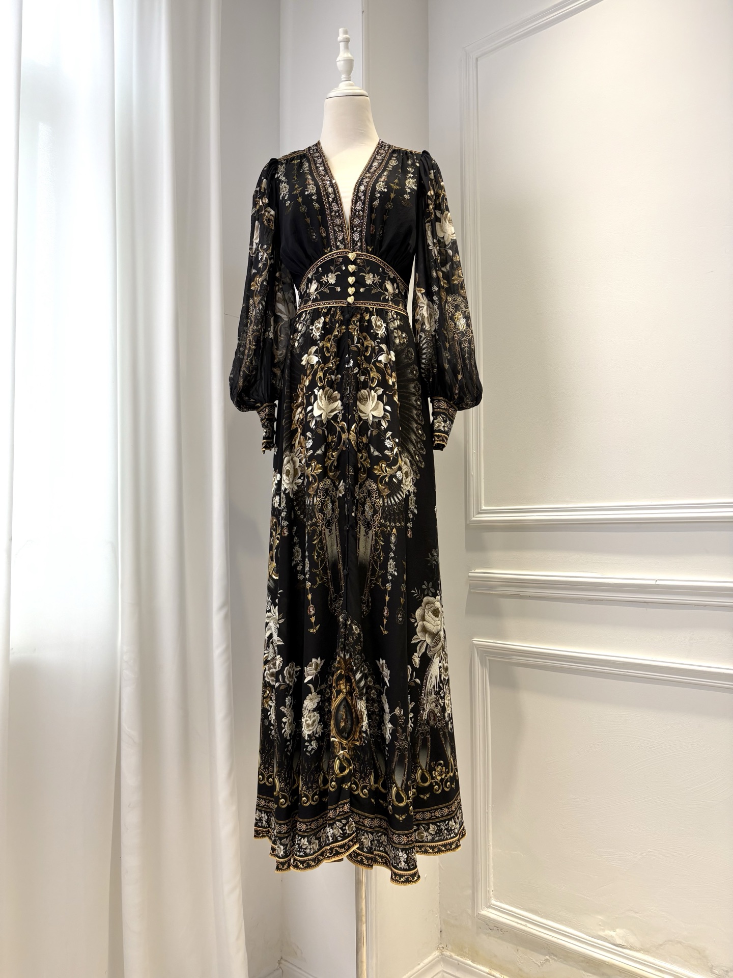 Ornate Mini Dress B690 from the Camilla inspired collection image 1