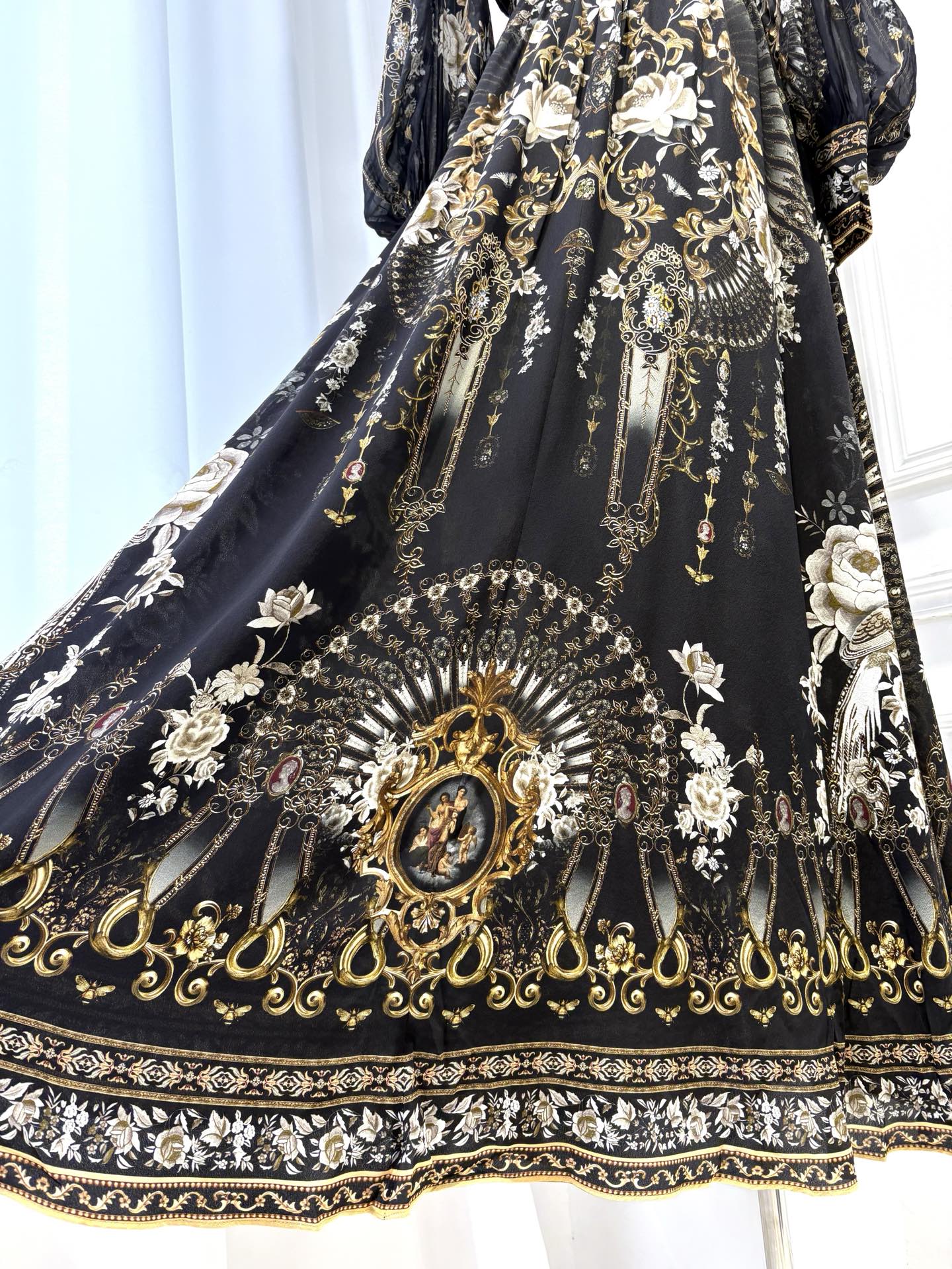 Ornate Mini Dress B690 from the Camilla inspired collection image 8