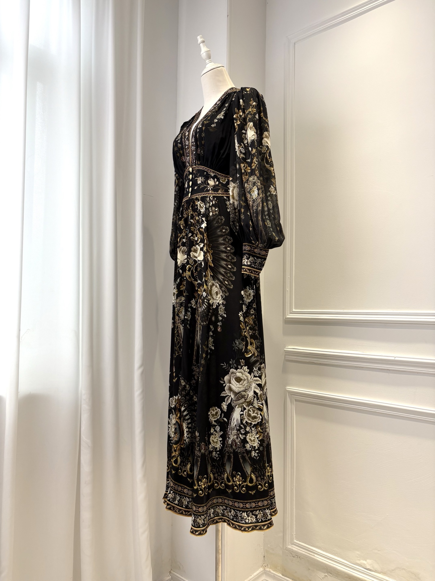 Ornate Mini Dress B690 from the Camilla inspired collection image 4