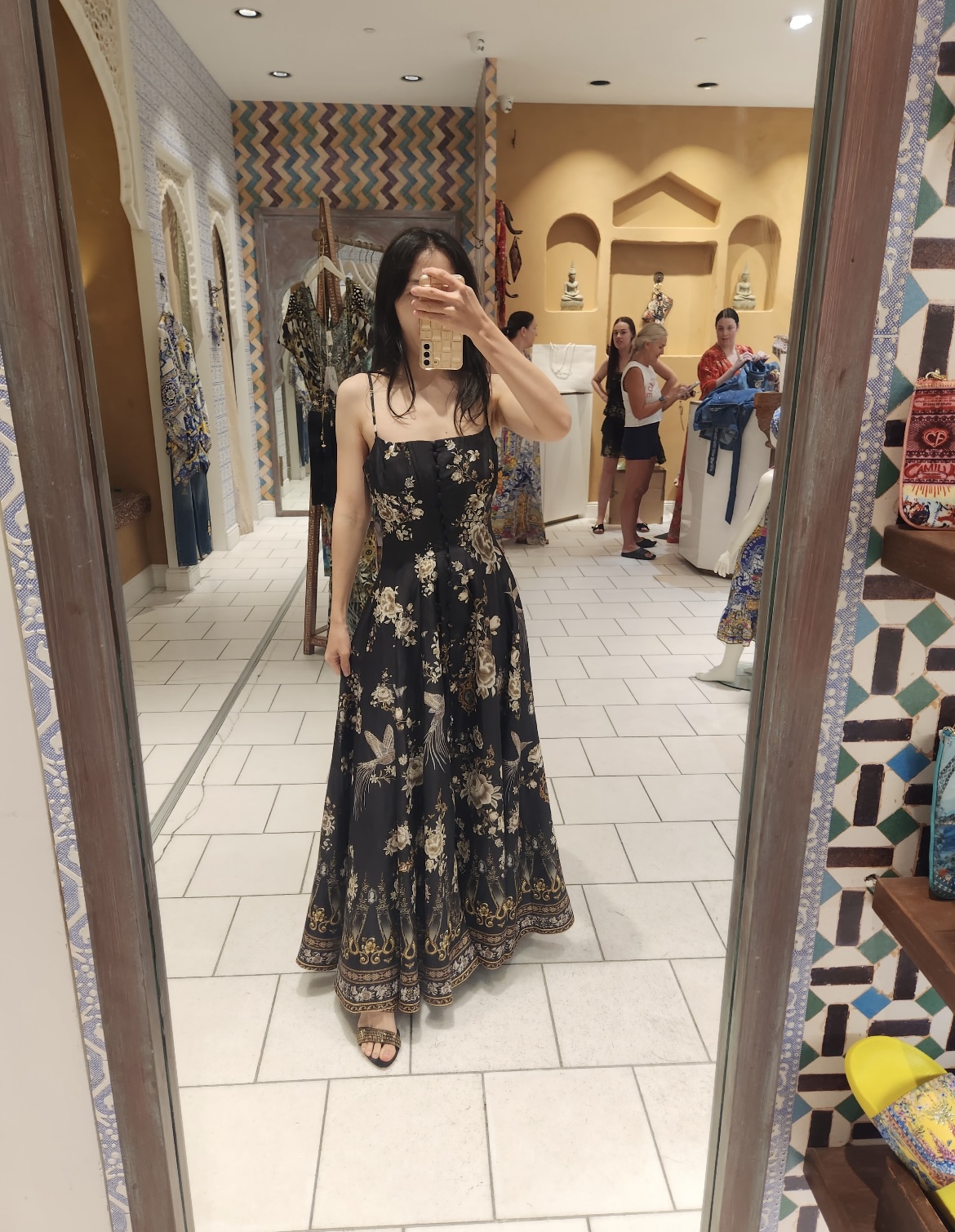 Mosaic Mini Dress B692 from the Camilla inspired collection image 4