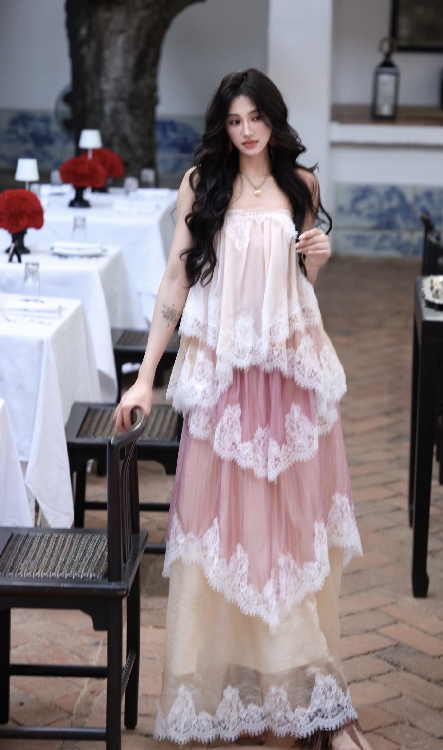 Celestine Day Dress A507 from the Aje inspired collection image 2