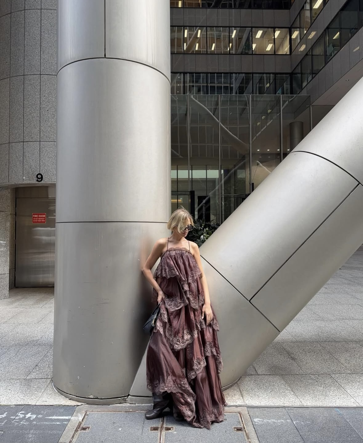 Modern Panel Dress A507 from the Aje inspired collection image 4