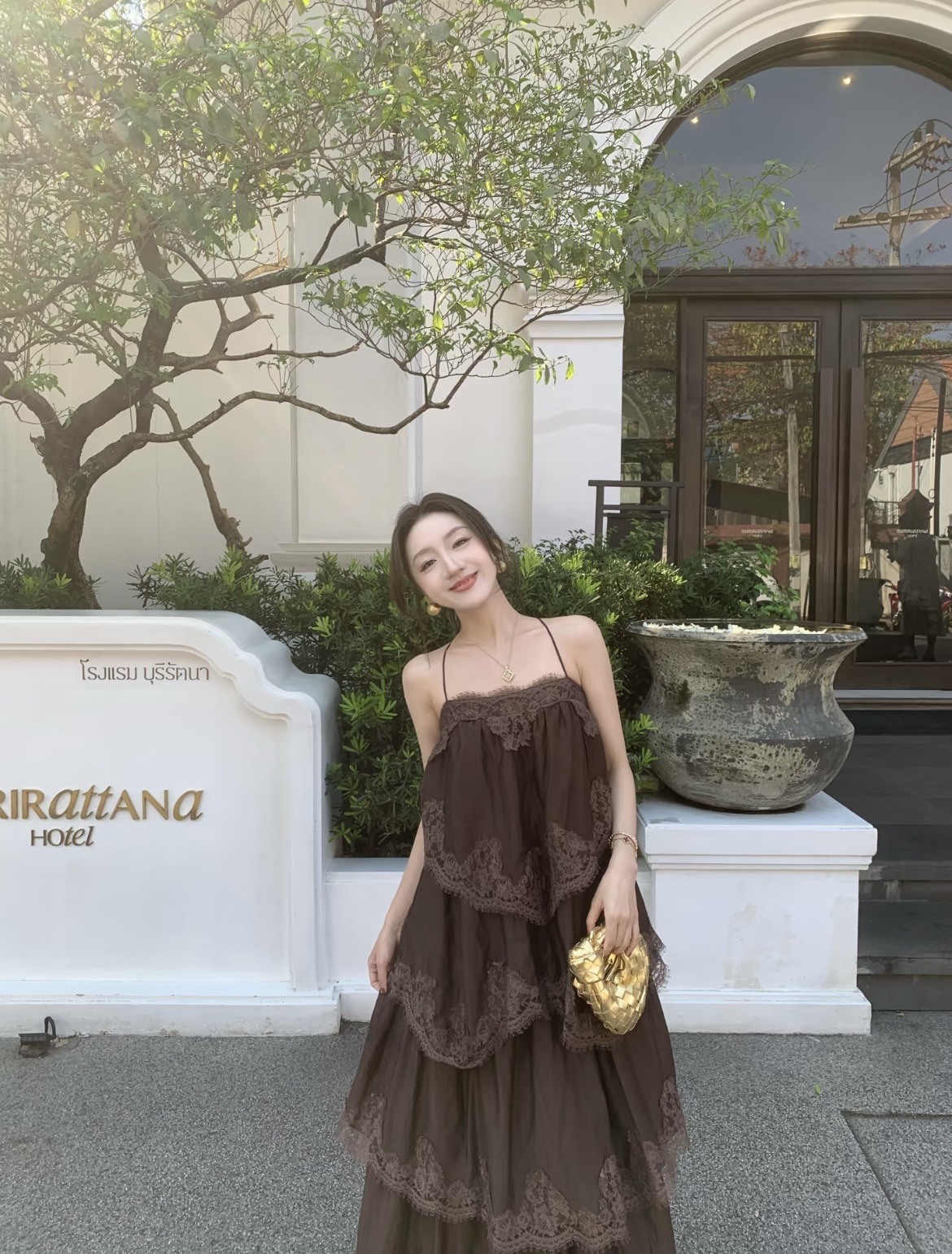 Modern Panel Dress A507 from the Aje inspired collection image 7