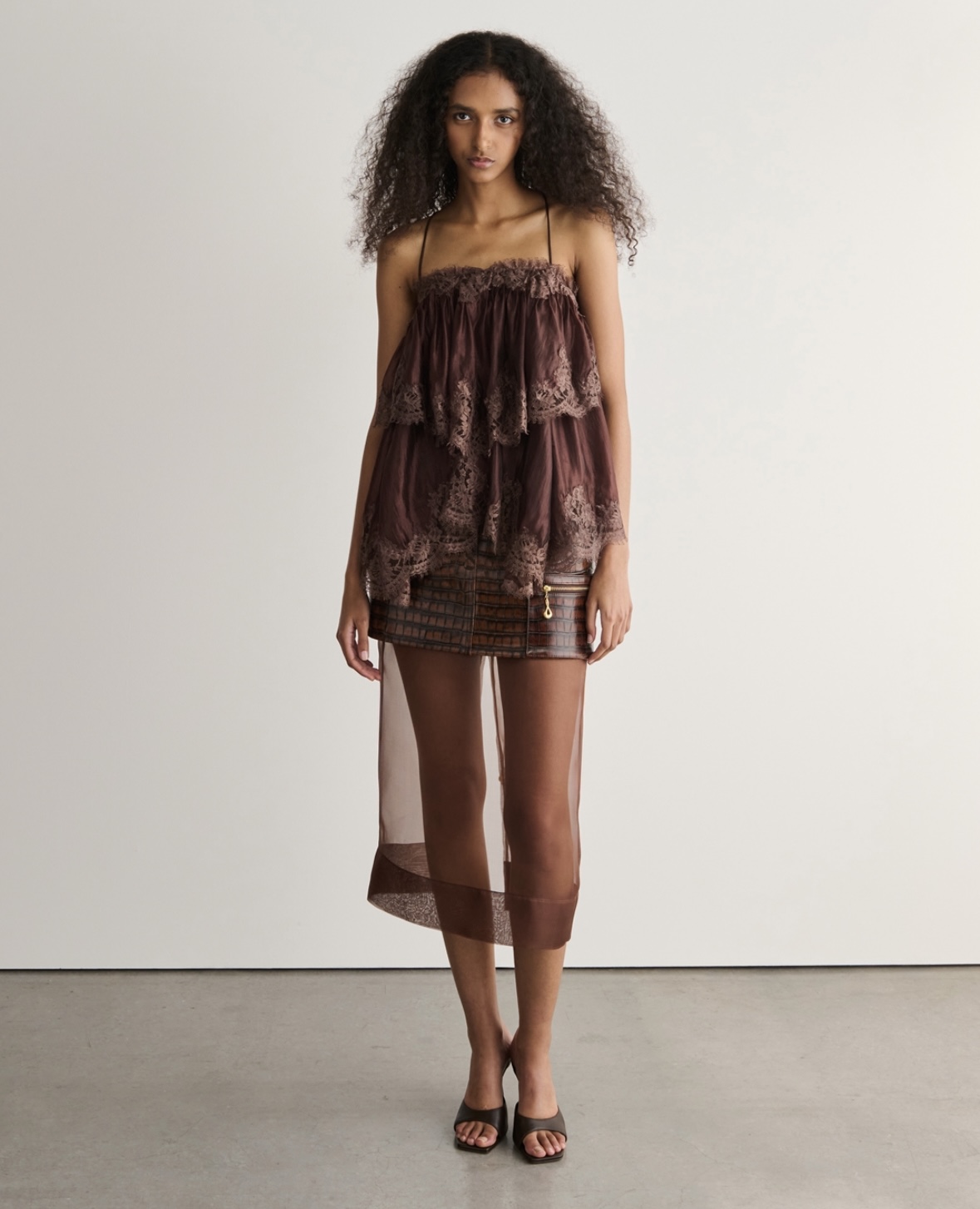 Structured Panel Dress A508 from the Aje inspired collection image 2