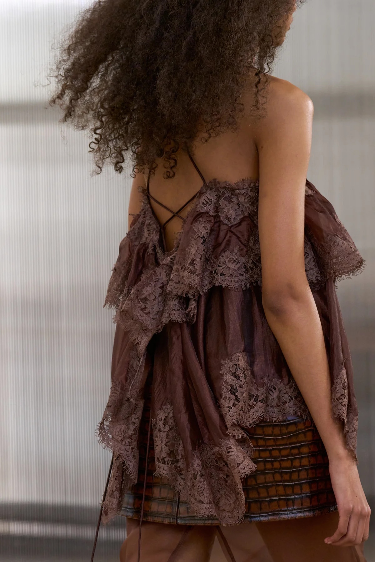 Structured Panel Dress A508 from the Aje inspired collection image 4