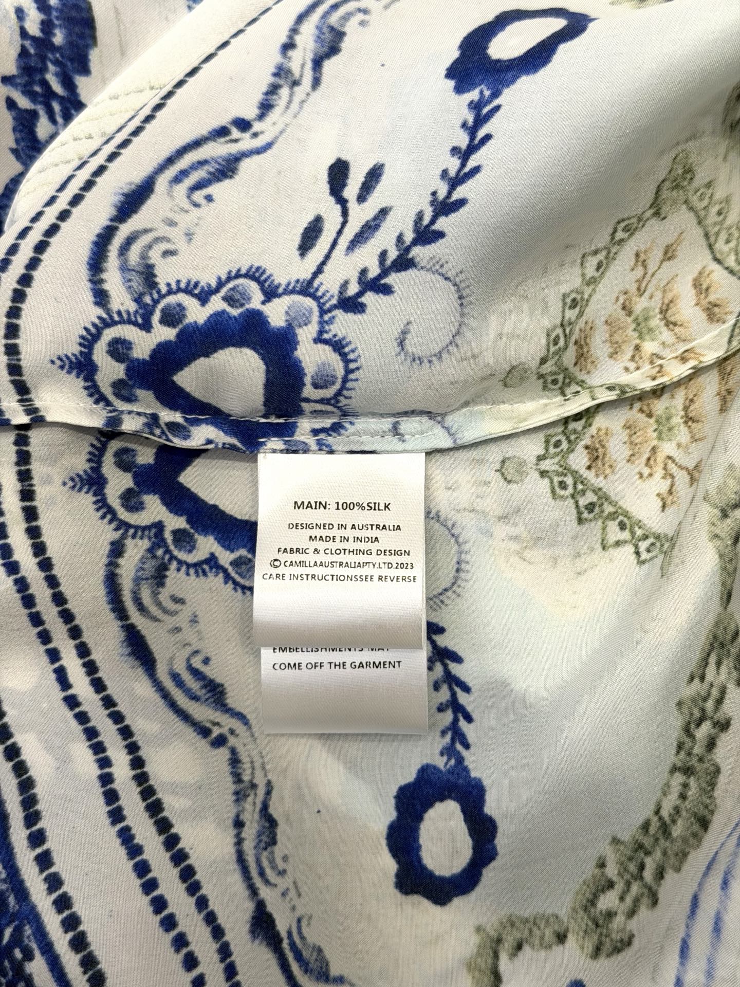 Nocturne Printed Dress B689 from the Camilla inspired collection image 1