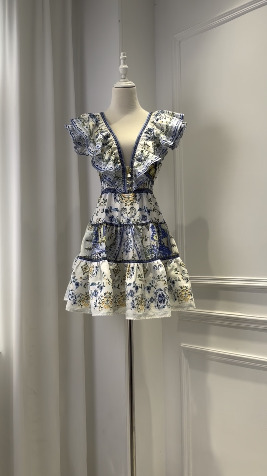 Regal Statement Dress B687 from the Camilla inspired collection image 1