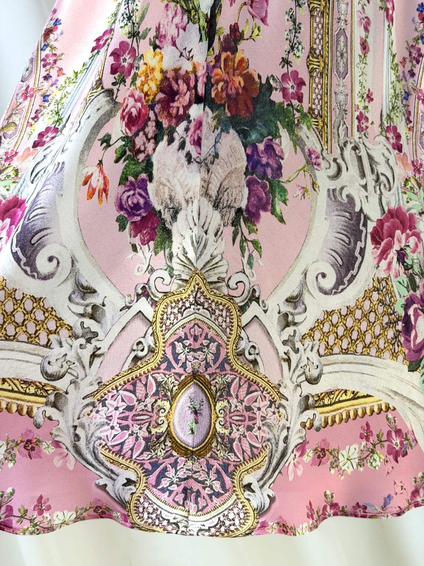 Azure Printed Dress B684 from the Camilla inspired collection image 5