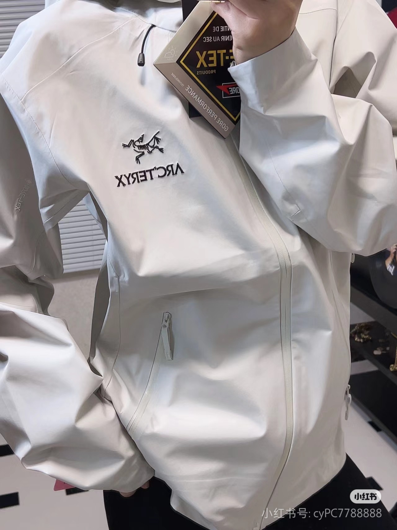 P943 ivory white/ wear ‘TerYXBETALTGORE-TEXJacket-Men’s exterior waterproof hard-shell sub-cracker - 图片 5