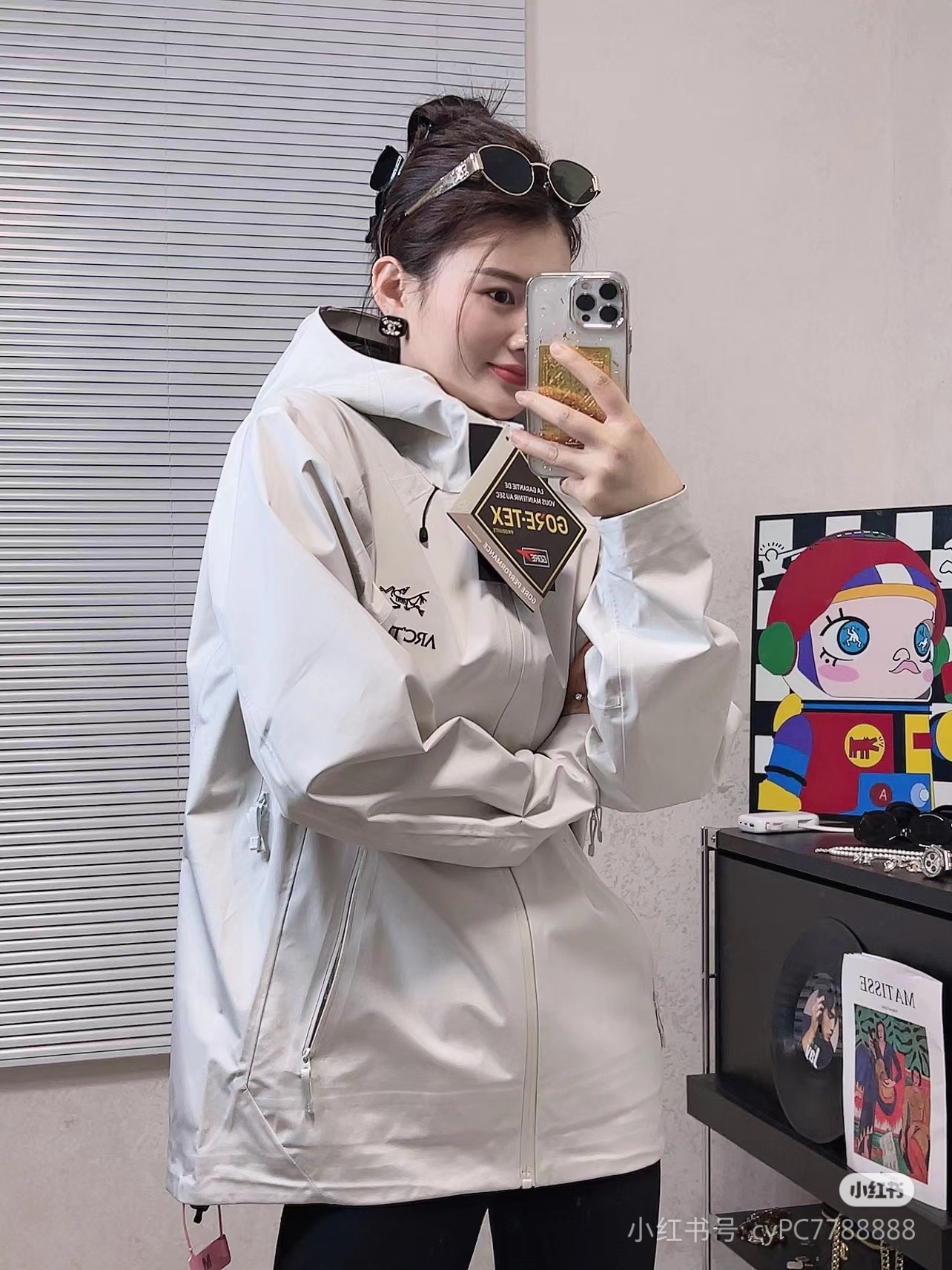 P943 ivory white/ wear ‘TerYXBETALTGORE-TEXJacket-Men’s exterior waterproof hard-shell sub-cracker - 图片 6