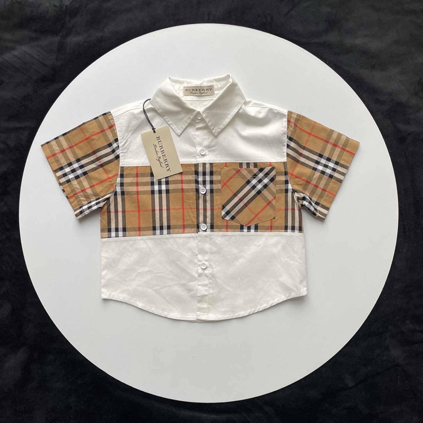 🌐 Burberry ♻️ Camisa (100-160) ♻️ Manga corta 🎗 ¡Etiqueta original! ¡Embalaje original! ¡Marca original! 🌐 Burberry …