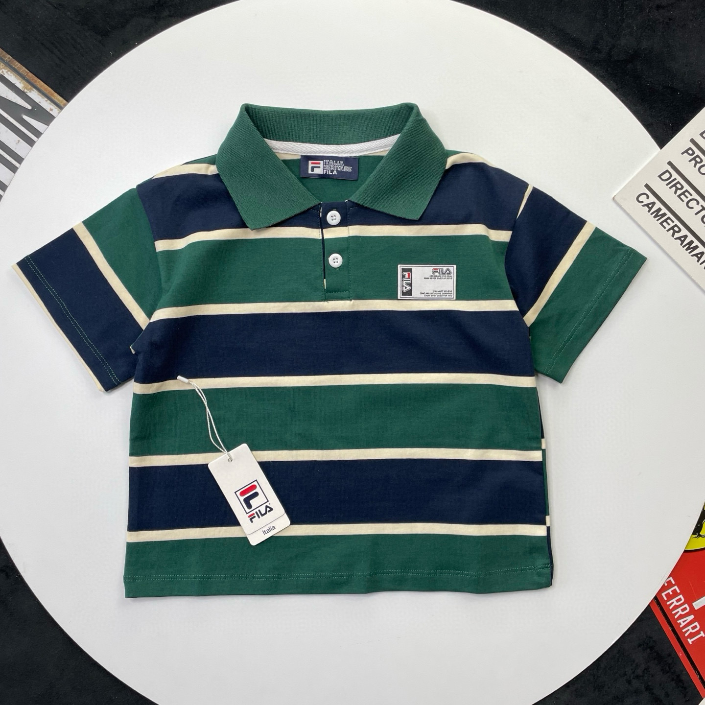 🌐 FILA ♻️ POLO (90-160) ♻️Manga corta 🎗¡Etiqueta original! ¡Embalaje original! ¡Marca original!🌐 💯Suministro a larg…