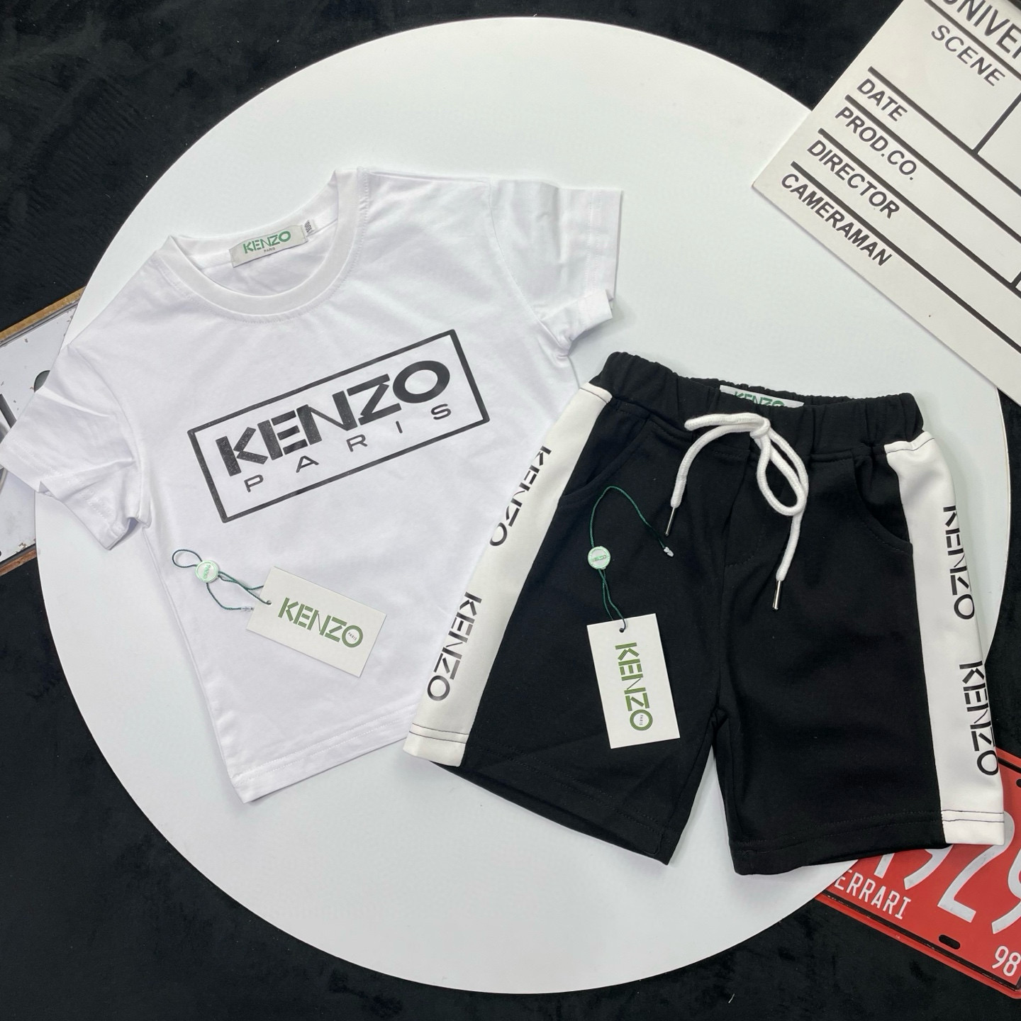 🌐Kenzo ♻️ Conjunto (90-150) ♻️ Camiseta ♻️ Pantalones cortos 🎗 ¡Etiqueta original! ¡Embalaje original! ¡Marca origina…