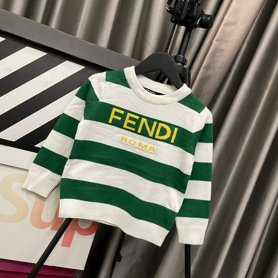 🌐 Fendi ♻️Suéter (100-160) ♻️Cuello redondo 🎗¡Etiqueta original! ¡Embalaje original! ¡Marca original🌐 💯Suministro a…