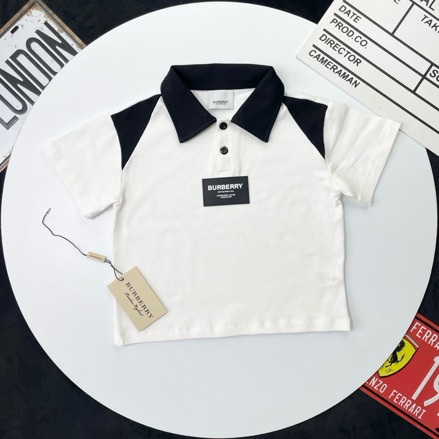 🌐 Burberry ♻️ POLO (90-160) ♻️Manga corta 🎗¡Etiqueta original! ¡Embalaje original! ¡Marca original!🌐 Se puede compra…
