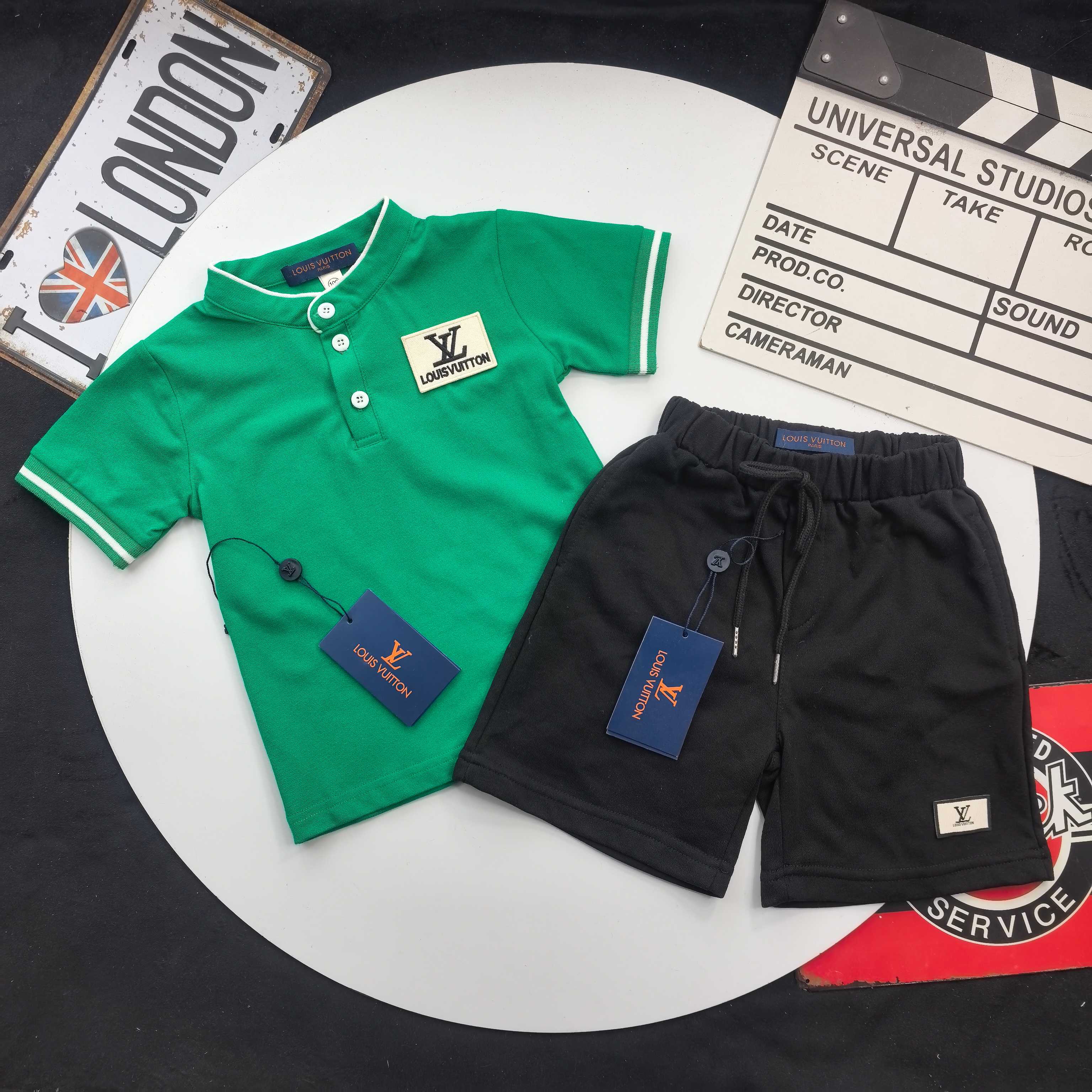 🌐 LV ♻️ POLO set (90-150) ♻️ POLO ♻️ Shorts 🎗Original tag! Original packaging! Original brand! 🌐 Can be purchased se…