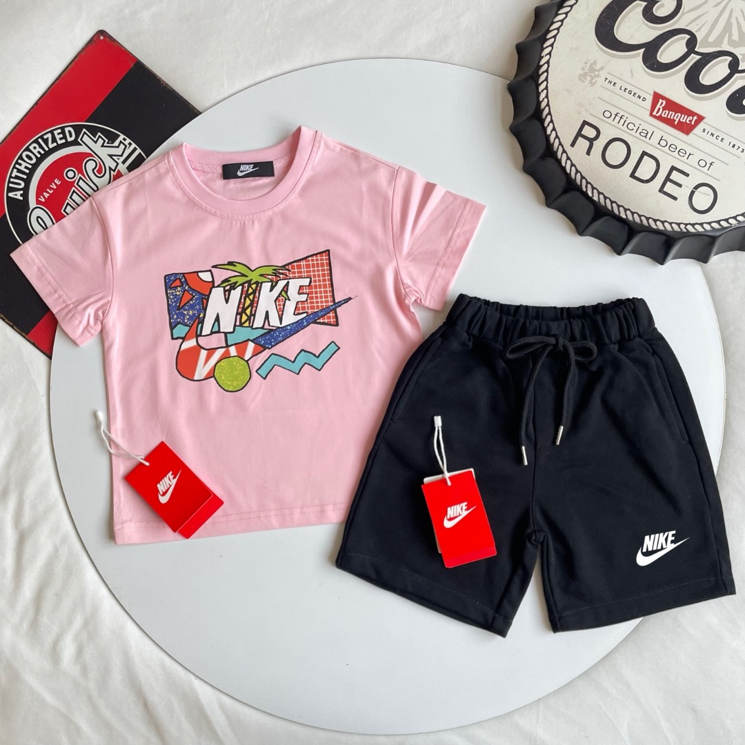 🌐Nike ♻️ Conjunto (90-150) ♻️ Camiseta ♻️ Pantalones cortos 🎗 ¡Etiqueta original! ¡Embalaje original! ¡Marca original…