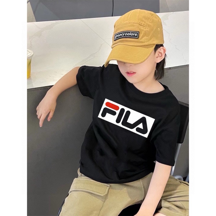 🌐 FILA ♻️ Camiseta (90-150) 🎗¡Etiqueta original! ¡Embalaje original! ¡Marca original!🌐 💯Suministro a largo plazo❤️❣…
