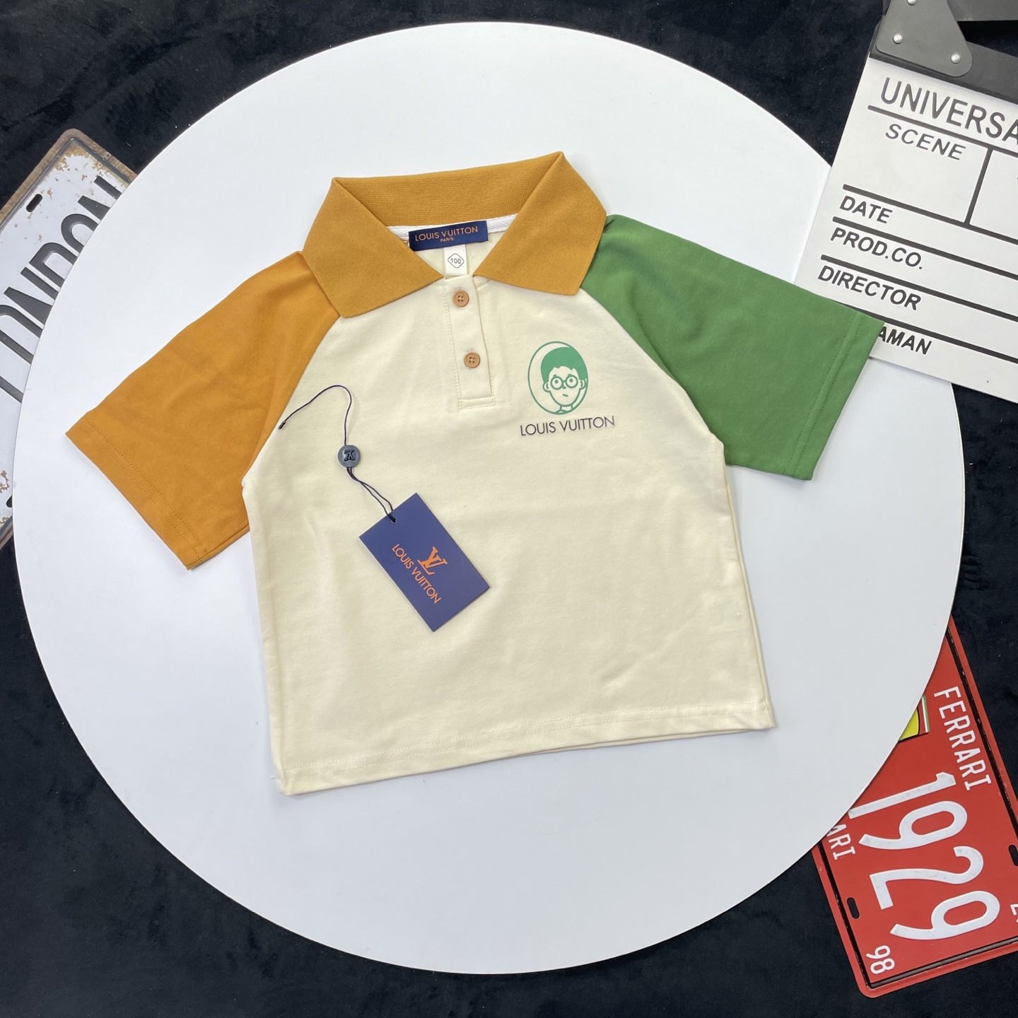 🌐 LV ♻️ POLO (90-160) ♻️Manga corta 🎗¡Etiqueta original! ¡Embalaje original! ¡Marca original!🌐 💯Suministro a largo …