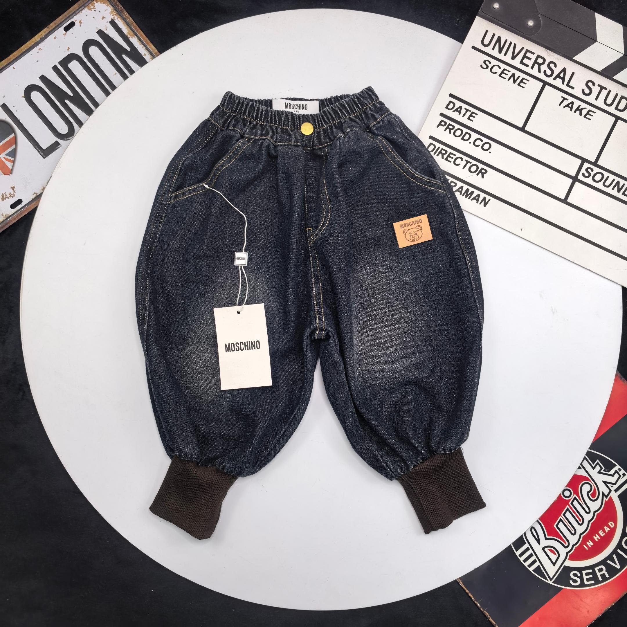 🌐 Moschino ♻️ Vaqueros (90-150) ♻️ Pantalones largos 🎗¡Etiqueta original! ¡Bolso original! ¡Marca original!🌐 💯Sumin…