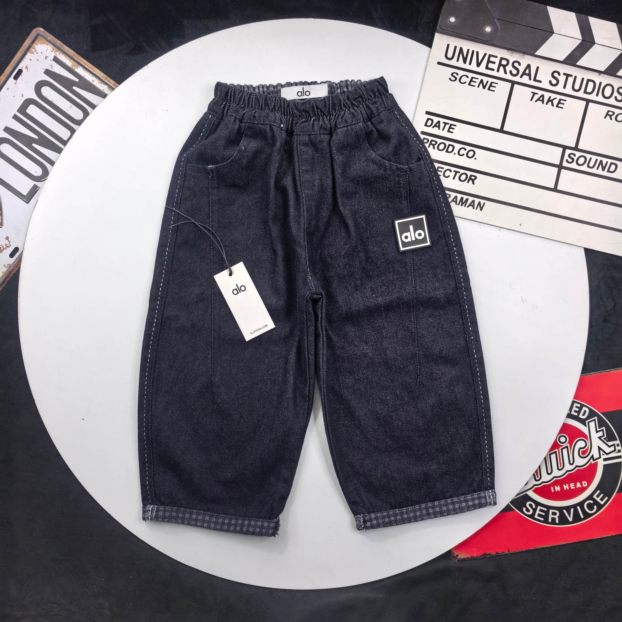 🌐alo ♻️Jeans (90-150) ♻️Pantalones 🎗Etiqueta original! ¡Paquete original! Marca original! 🌐 💯Suministro a largo pla…
