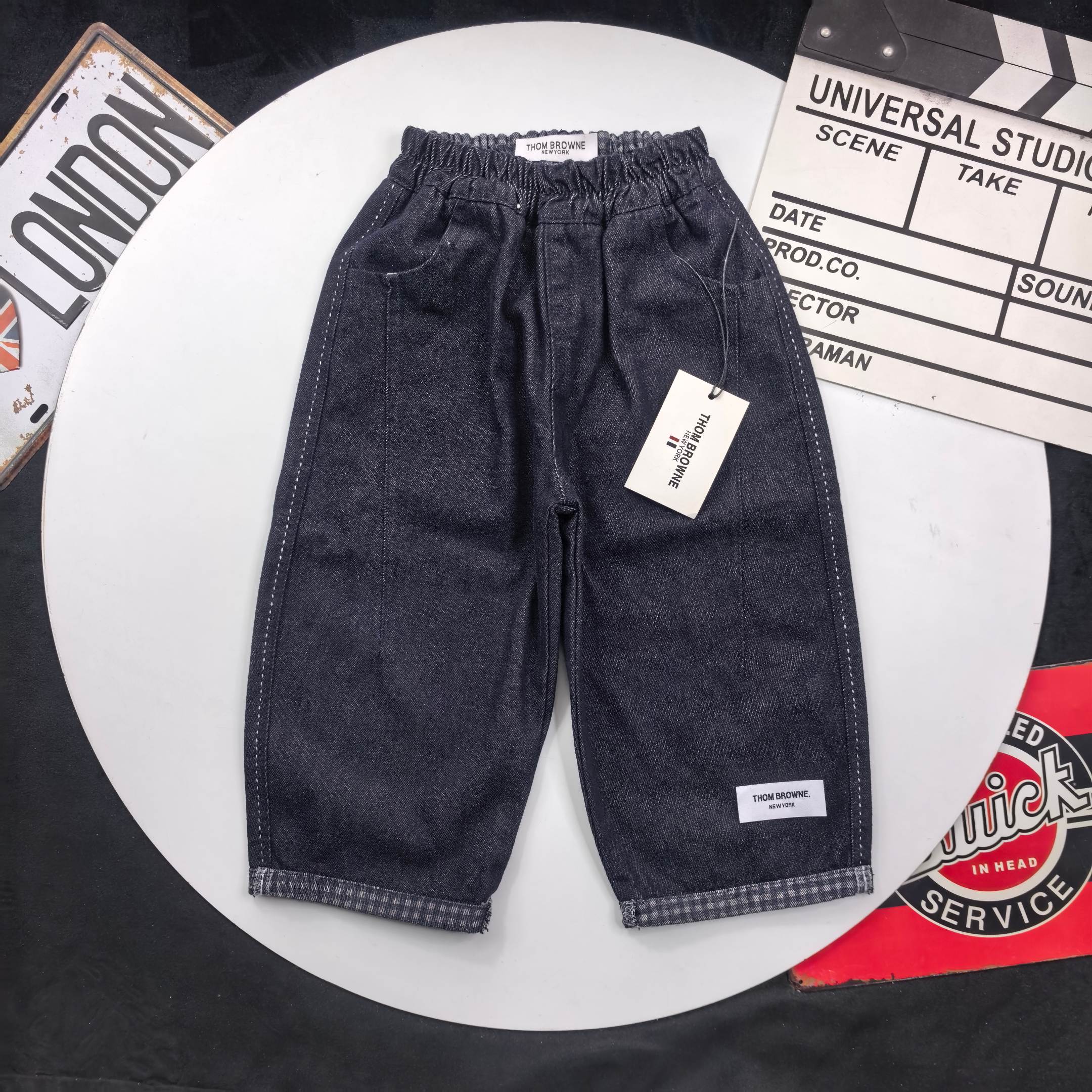 🌐 TB ♻️ Jeans (90-150) ♻️Pantalones 🎗Etiqueta original! ¡Paquete original! Marca original! 🌐 💯Suministro a largo pl…