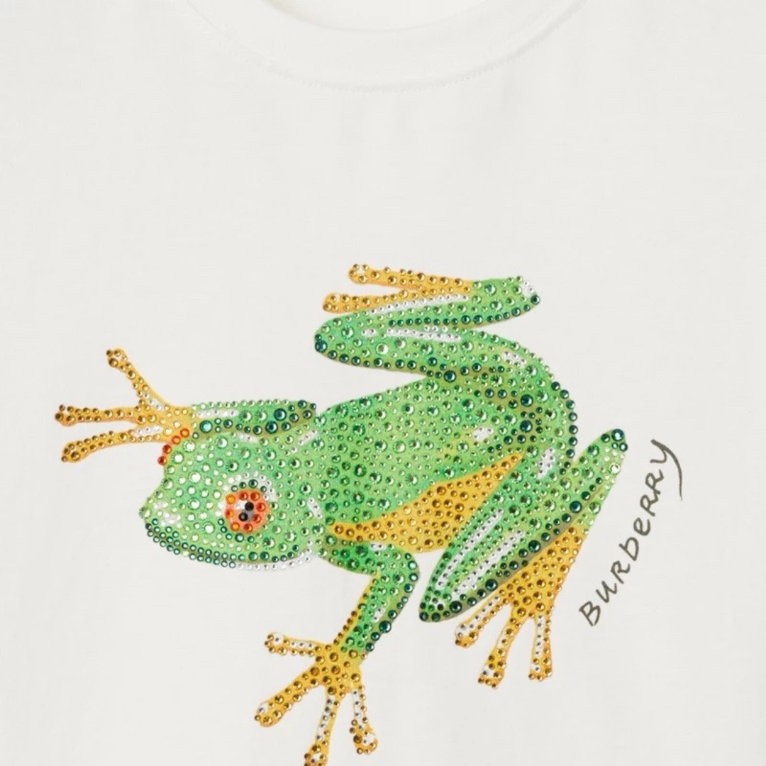 bur24春夏新款水晶青蛙T恤高版开发！巨可爱的一只亮闪闪的小青蛙轻松演绎夏日吸睛穿搭采用高品质100%