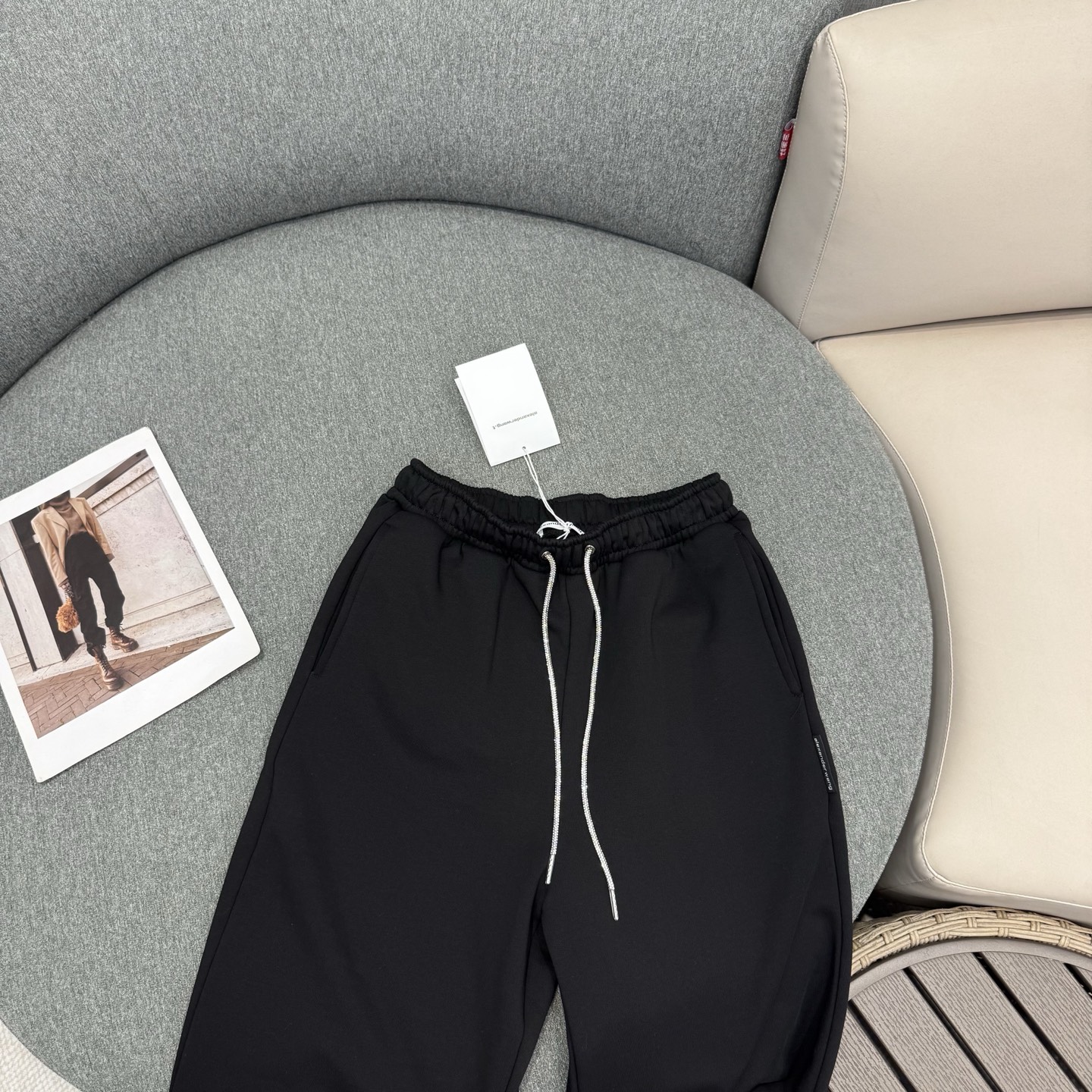 Women's High-Waisted Wide Leg Lounge Pants with Drawstring - Comfortable Fit 4 i1756659126423 1517 0 3
