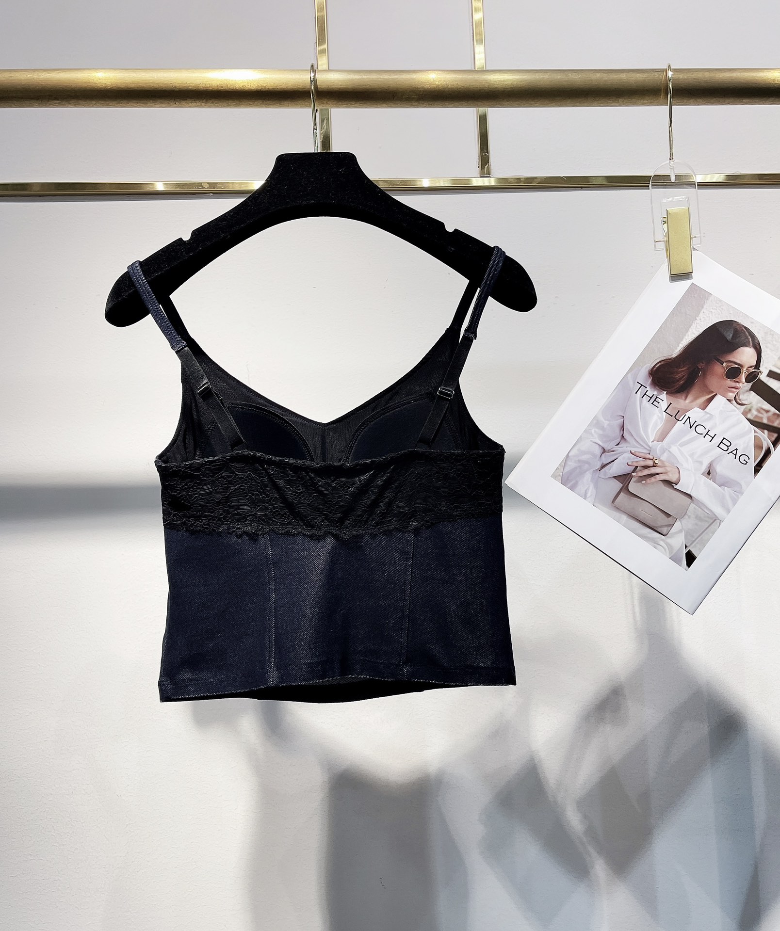 Exclusive Explosive Belt Female Suit with Professional Bra Structure in Blue – Limited Sale - 图片 2