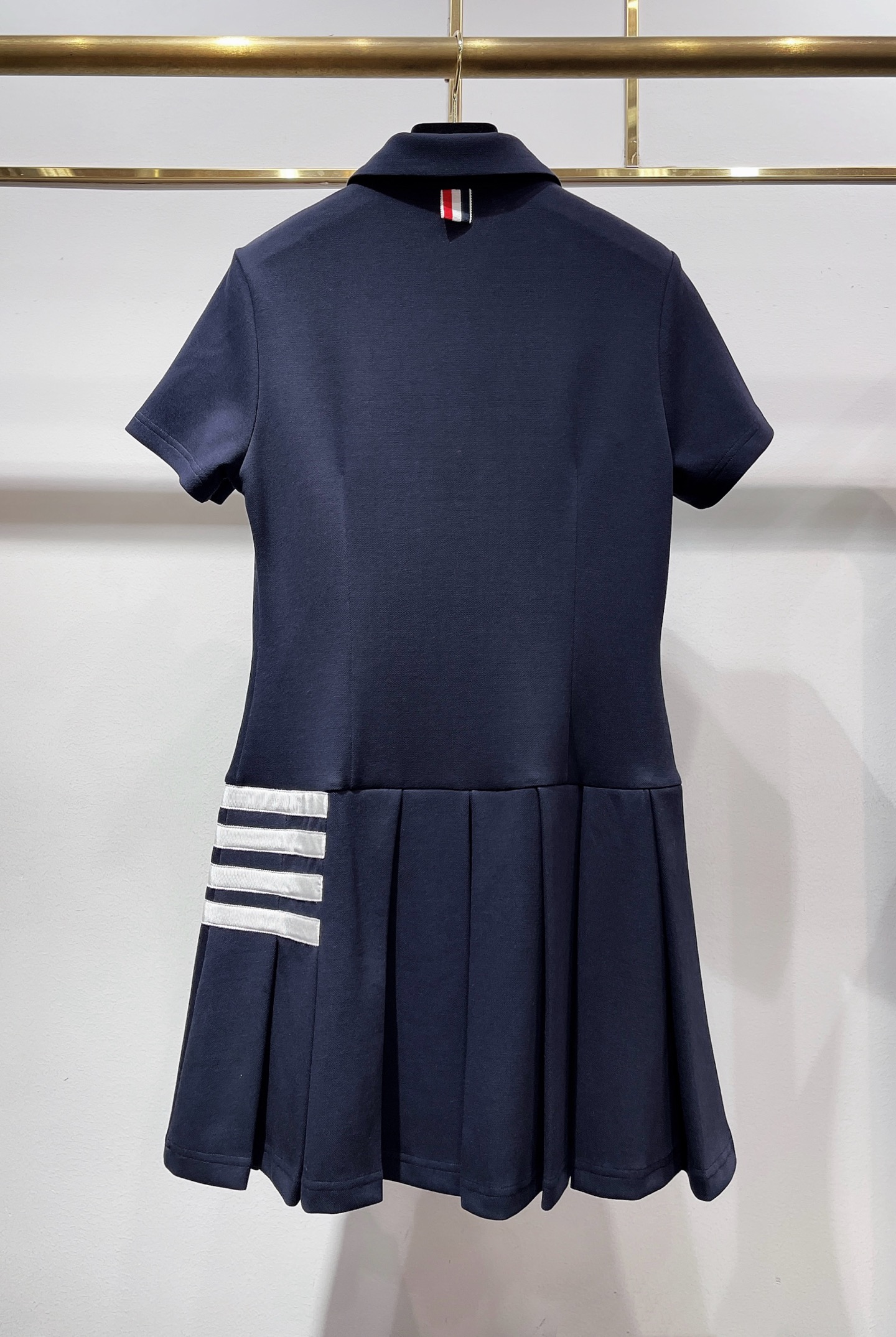 High-Quality THOM BROWN Teddy Dog Embroidery Dress in New YB Fabric - 图片 2