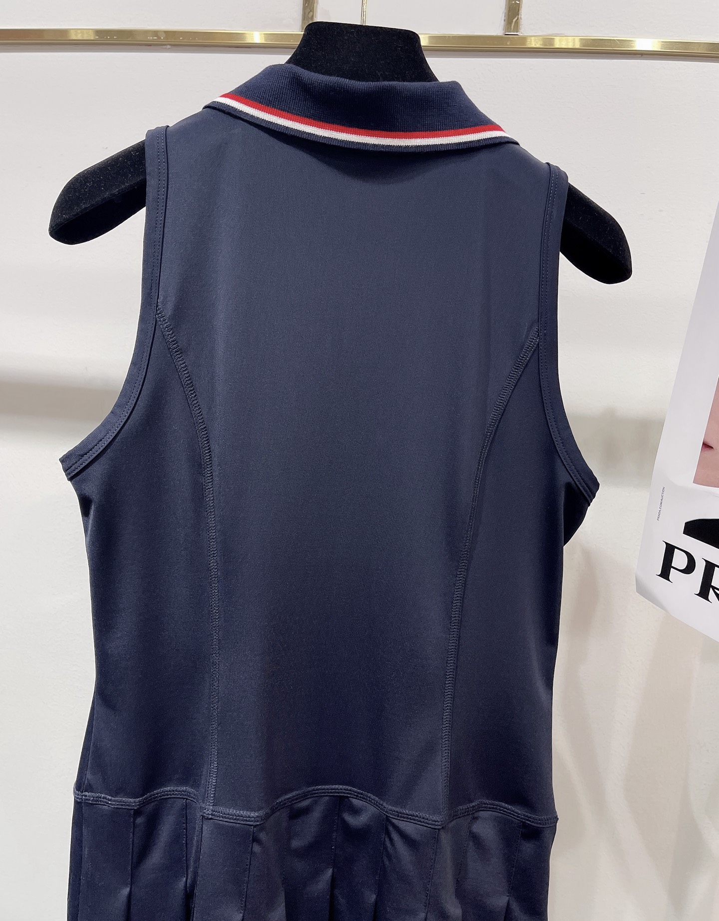 High-Quality College Knitted Dress with Hierarchy Look in Hide Blue, Exclusive Spot Sale - 图片 9