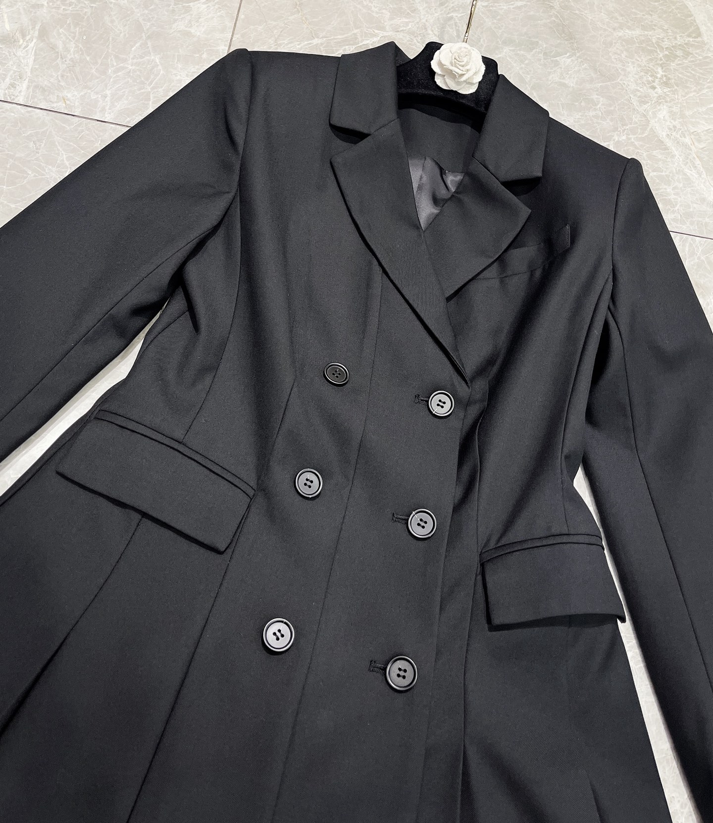 Elegant Double-Breasted Belted Blazer Dress - Chic & Versatile Style 4 i1755590139804 1948 0 2