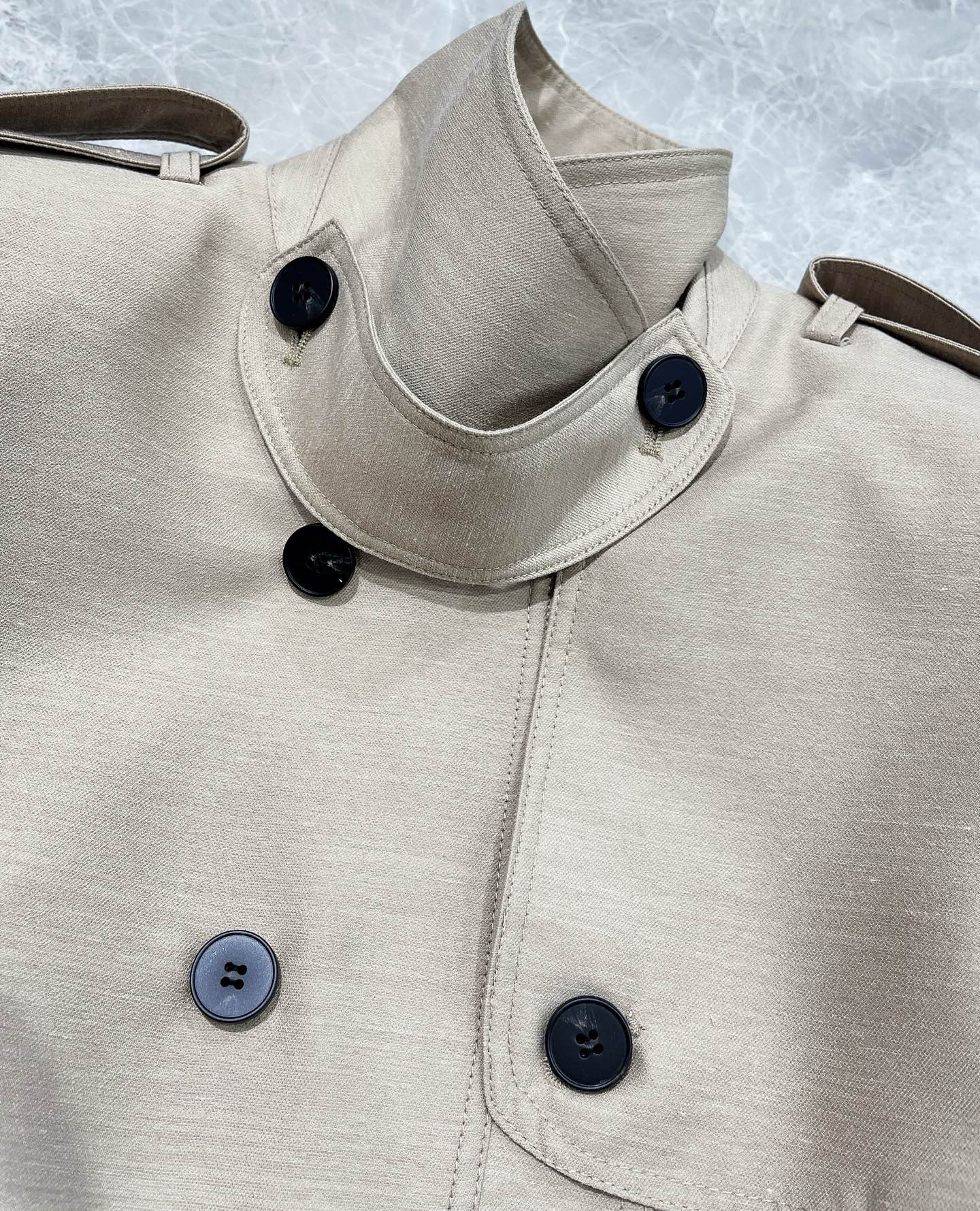 Elegant Women's Two-Piece Set: Silk Wool Vest Dress with Cropped Trench Coat 4 i1757752354677 6019 0 6