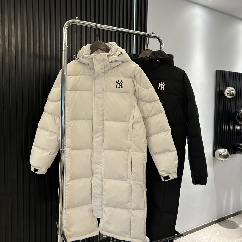 MLB Clothing Coats & Jackets Down Jacket Best Replica Quality Black White Printing Unisex Silica Gel Hooded Top