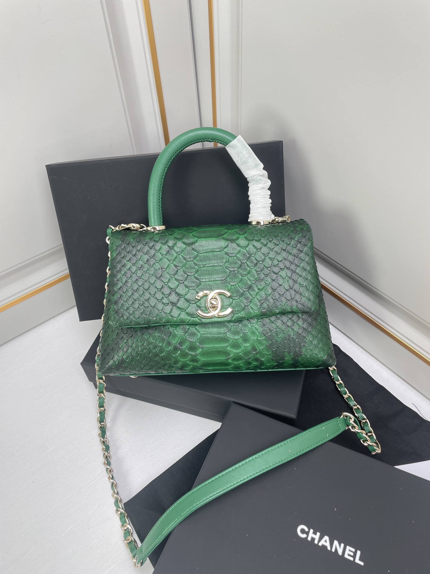 Chanel Coco Handle Bags Handbags Cowhide