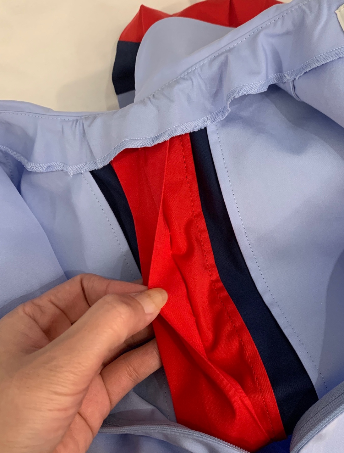 Gucci Kids Blue Cotton Dress with Striped Detail - Sizes 100-150 Available 10 i1741695480125 9739