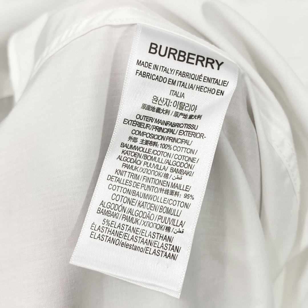 New White Cotton Silk Shirt: Elegant, Comfortable, Unisex Design with Unique Blue Embroidery - 图片 9