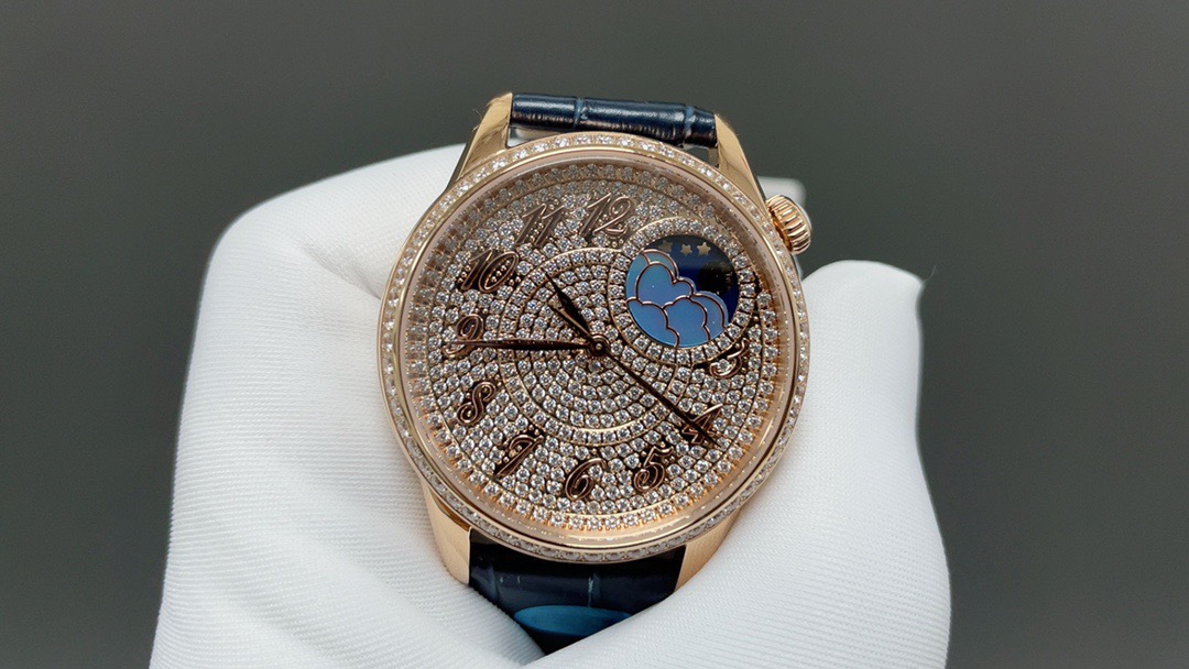 Luxurious United 4370 Watch: Elysian Series with Diamonds and Moonstone - 图片 3