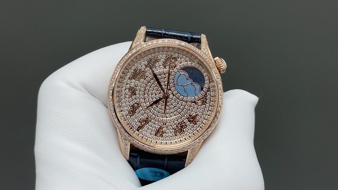 Luxurious United 4370 Watch Collection: Elysian Series with Diamonds and Moonstone - 图片 3