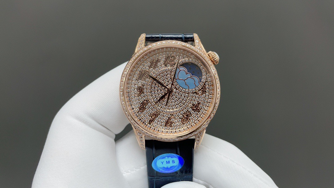 Luxurious United 4370 Watch Collection: Elysian Series with Diamonds and Moonstone