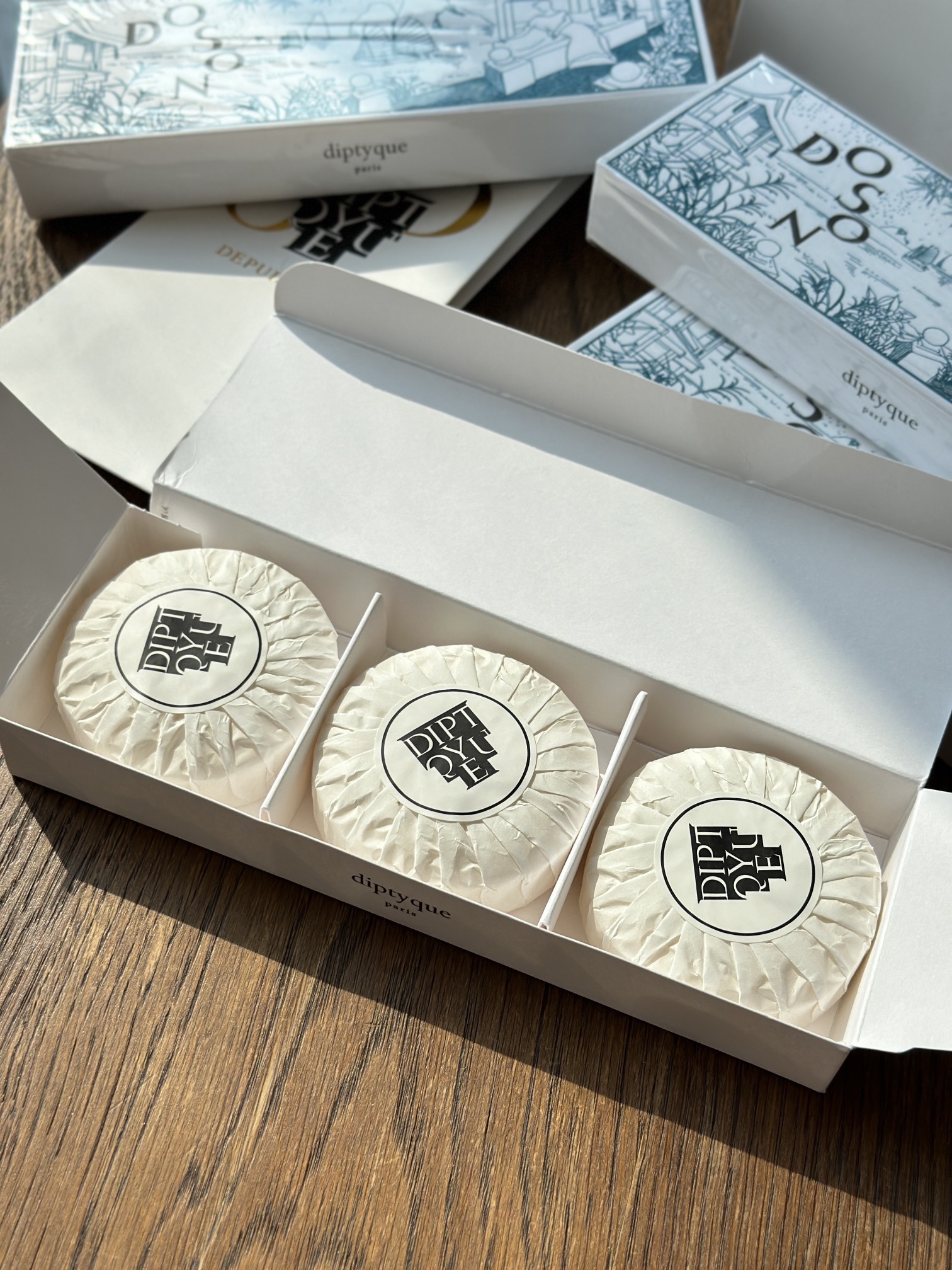 diptyque杜桑香氛皂礼盒(限量版),一盒三个 5