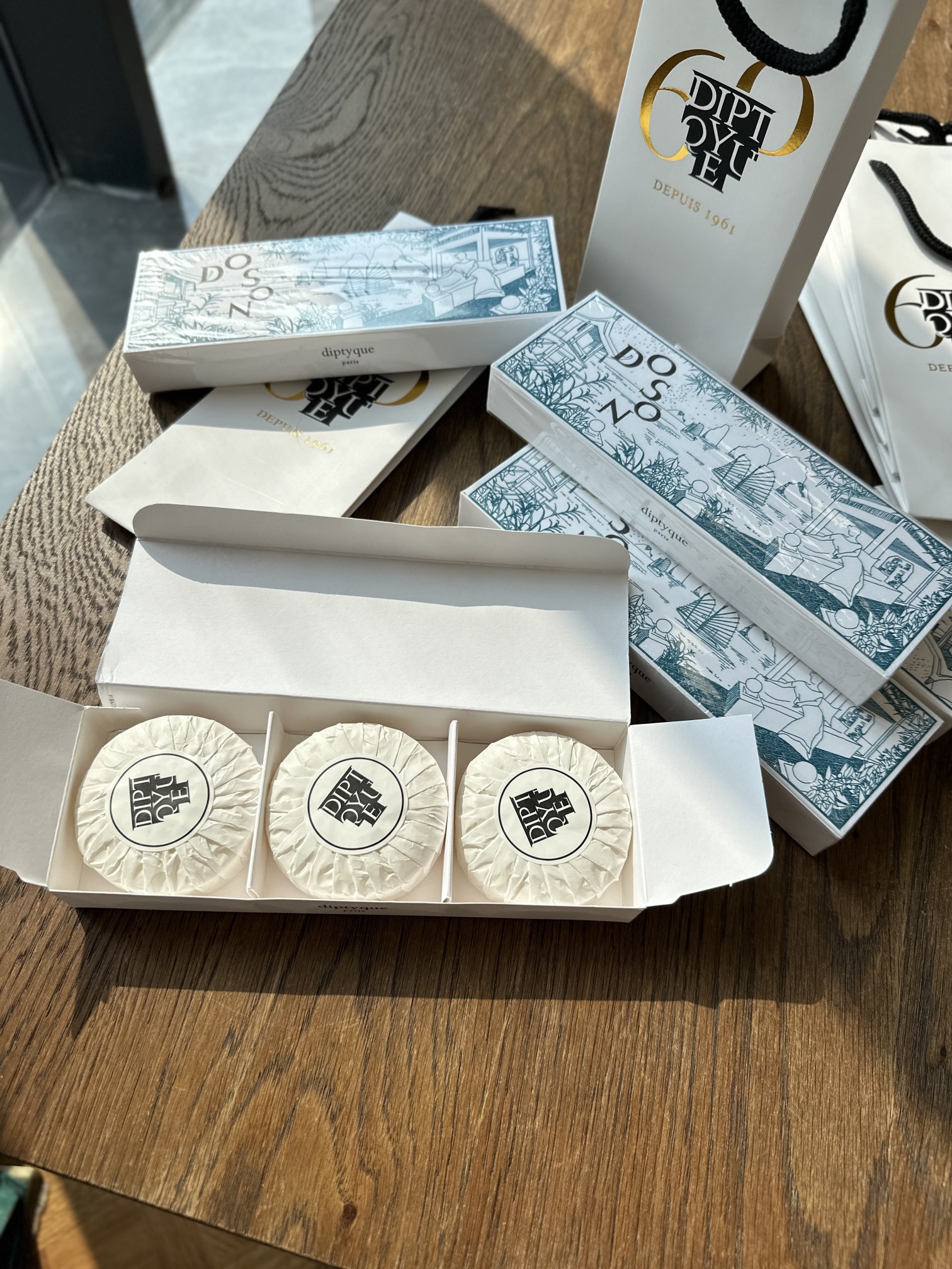 diptyque杜桑香氛皂礼盒(限量版),一盒三个 3