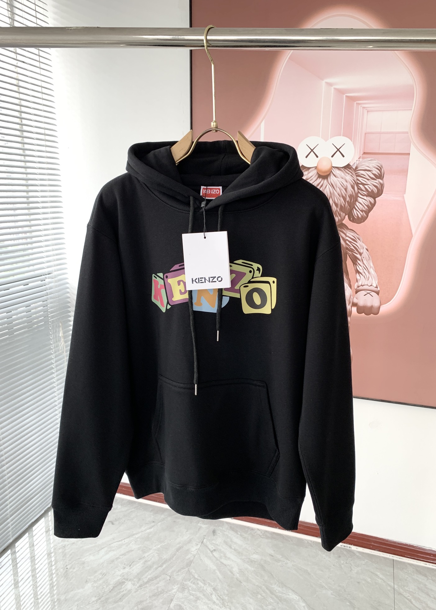 KENZO AAA+
 Clothing Sweatshirts AAAA Customize
 Beige Black White Printing Unisex Cotton Fall/Winter Collection Long Sleeve