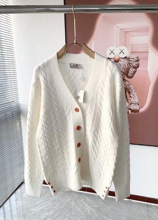 Hermes Clothing Cardigans Top Perfect Fake Men Knitting Wool Fall/Winter Collection Fashion Casual
