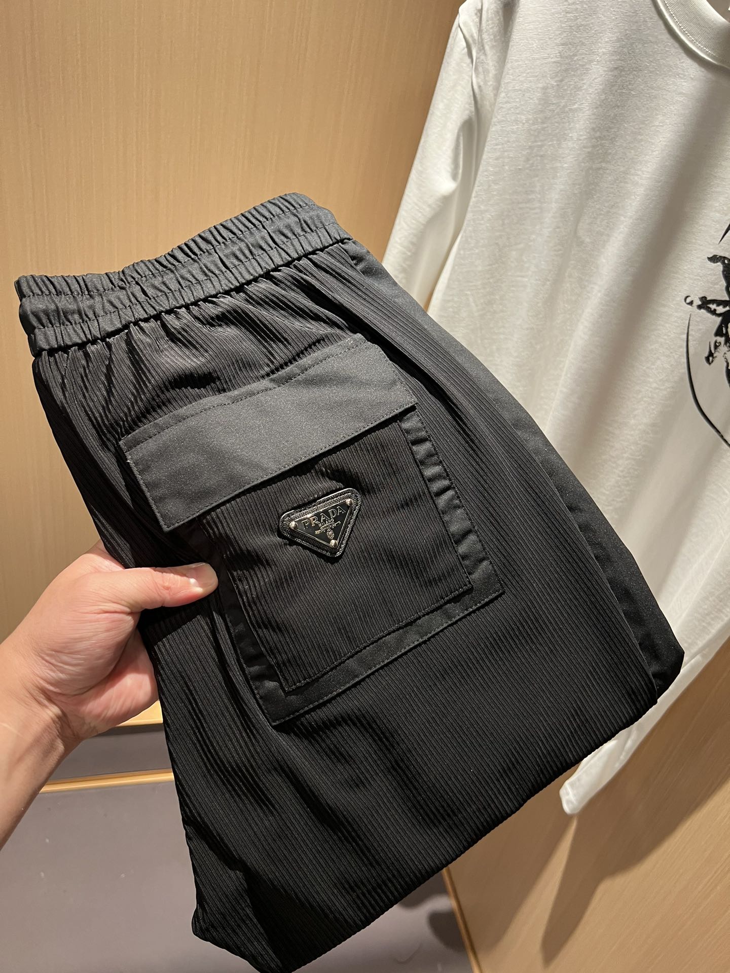 Prada Clothing Pants & Trousers Designer 7 Star Replica
 Men Spring/Summer Collection Fashion Casual