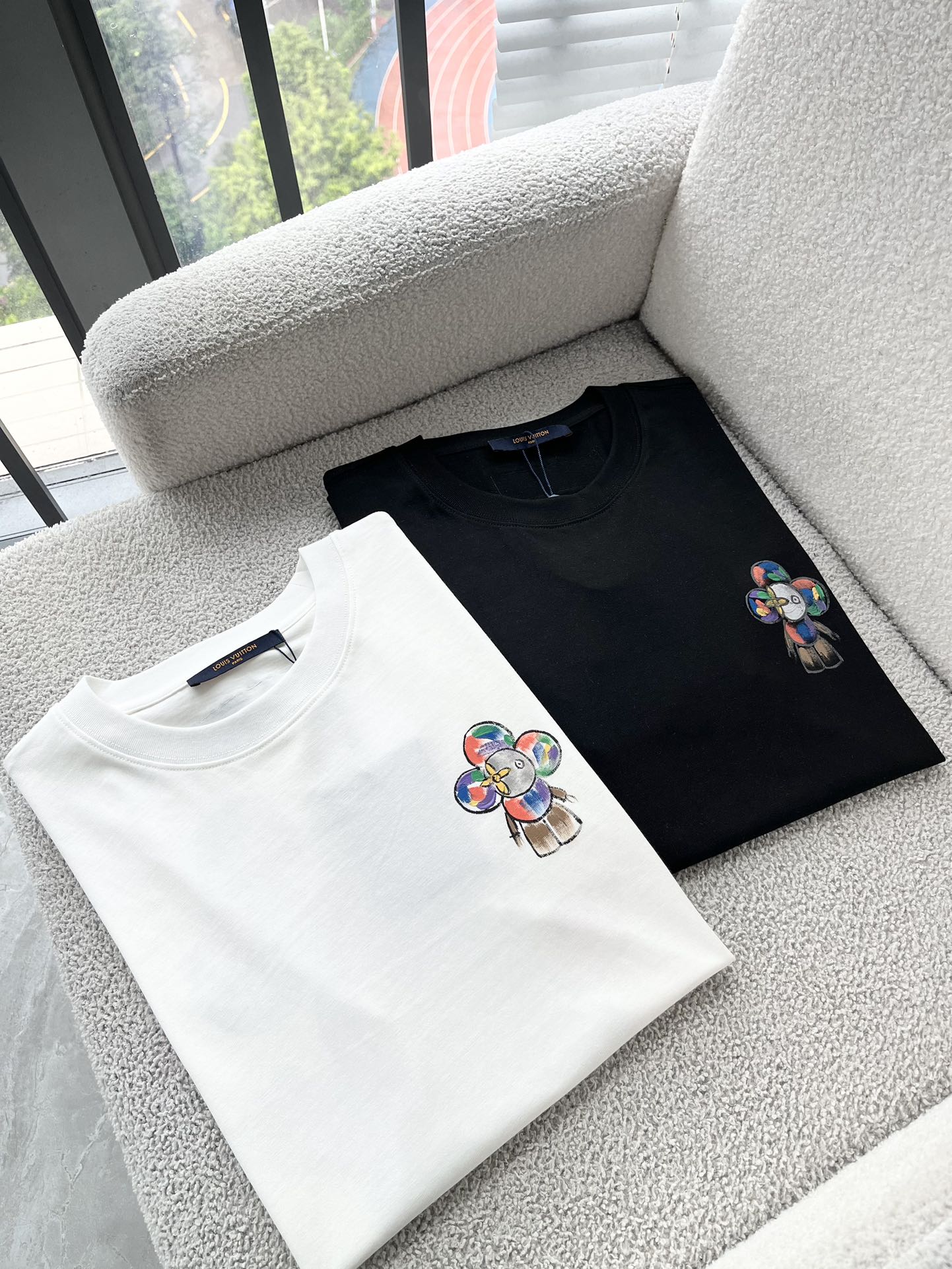 Louis Vuitton Clothing T-Shirt Wholesale 2023 Replica
 Doodle Unisex Cotton Spring/Summer Collection Short Sleeve